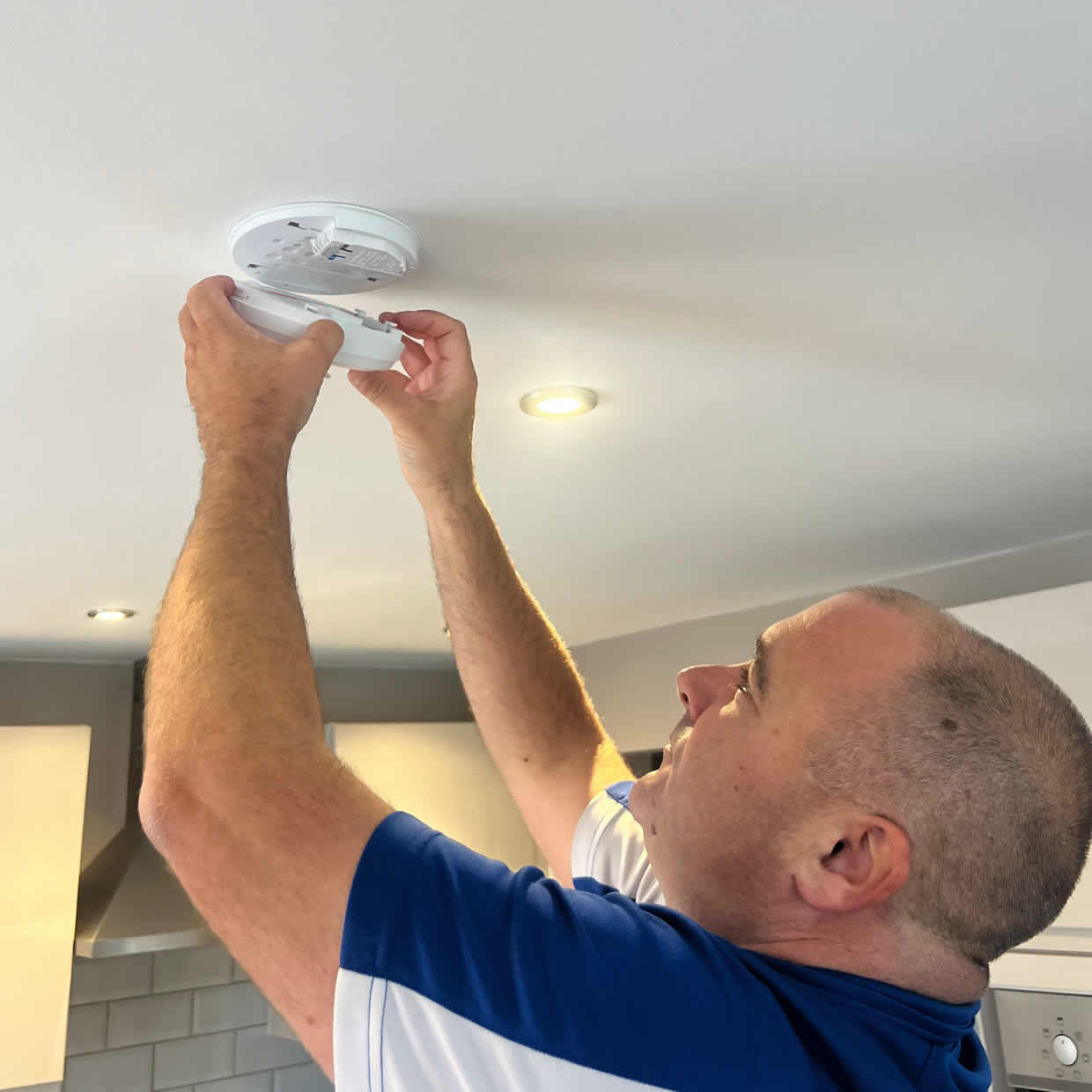 Different types of smoke and heat alarms installed in Perth homes